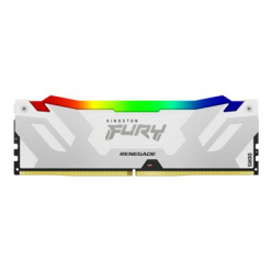 Pamięć KINGSTON FURY Renegade 32GB DIMM DDR5 6000MT/s DDR5 CL32 Kit of 2 RGB White XMP