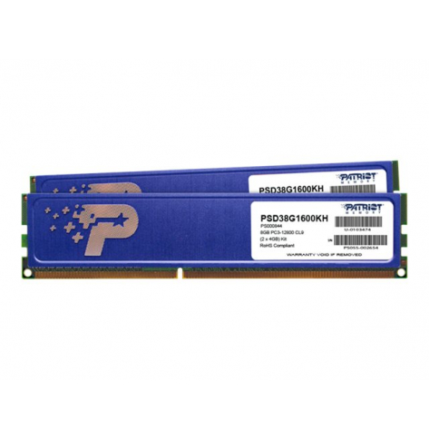 Pamięć PATRIOT DDR3 SL 16GB 1600MHZ UDIMM KIT with HS 2x8GB