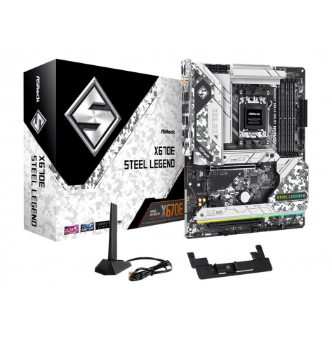 Płyta główna ASRock X670E STEEL LEGEND AM5 4xDIMM DDR5