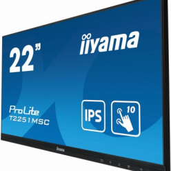 Monitor IIYAMA T225 C-B1 21.5 IPS FHD OGS-PCAP 10P Touch VGA HDMI DP