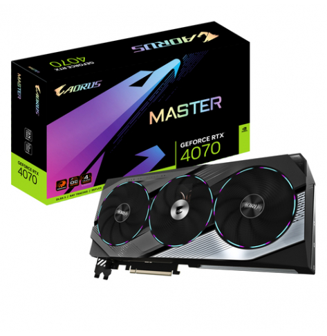 Karta graficzna GIGABYTE AORUS RTX 4070 MASTER 12GB GDDR6X