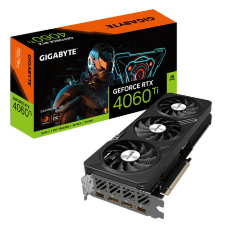 Karta graficzna GIGABYTE GeForce RTX 4060 Ti GAMING OC 16GB GDDR6 1xHDMI 3xDP