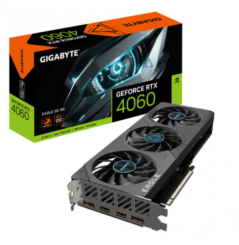 Karta graficzna GIGABYTE RTX 4060 EAGLE OC 8GB GDDR6 2xHDMI 2xDP