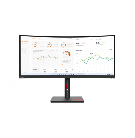 Monitor LENOVO ThinkVision T34w-30 34 VA WLED 4ms HDMI DP USB-C 3.2 G1