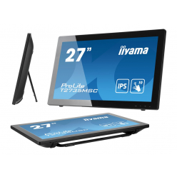 Monitor IIYAMA T273 C-B3 27 PCAP 10P Touch IPS Flat Bezel Free Glass Front VGA HDMI DP USB Hub