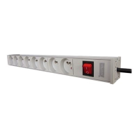 Listwa zasilająca Digitus zas. 19'' 1U  8 gniazd 1.8m aluminiowa