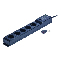 Listwa zasilająca EnerGenie zdalnie sterowana 5x Schuko 2x USB czarna
