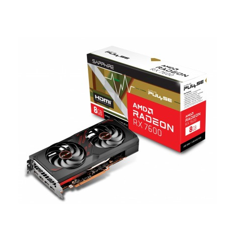 Karta graficzna SAPPHIRE PULSE RX7600 GAMING 8GB GDDR6 1xHDMI 3xDP