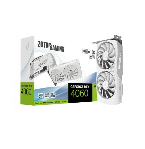 Karta graficzna ZOTAC GAMING GeForce RTX 4060 Twin Edge OC 8GB 1xHDMI 3xDP White