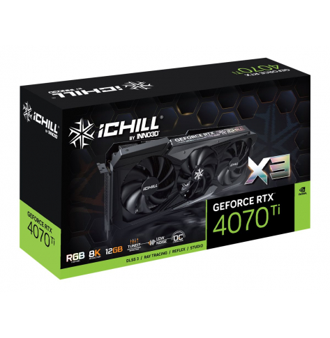 Karta graficzna INNO3D GeForce RTX 4070 Ti iChill X3 12GB GDDR6X 3xDP+HDMI