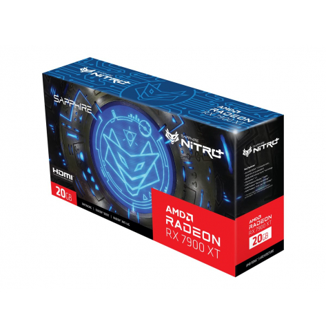 Karta graficzna SAPPHIRE NITRO+ RADEON RX7900XT GAMING OC VAPOR-X 20GB GDDR6 2xHDMI 2xDP