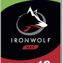 SEAGATE Ironwolf NAS HDD 10TB 7200rpm 6Gb/s SATA 256MB cache 89cm 3.5inch 24x7 CMR for NAS and RAID Rackmount Systems BLK