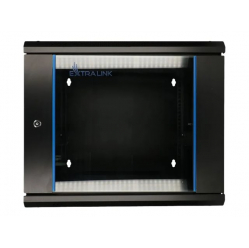 Szafa serwerowa EXTRALINK 9U 600X600 AZH wisząca szafa rack swing type czarna