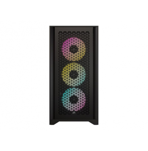 Obudowa CORSAIR iCUE 4000D RGB Airflow Tempered Glass Mid-Tower czarna