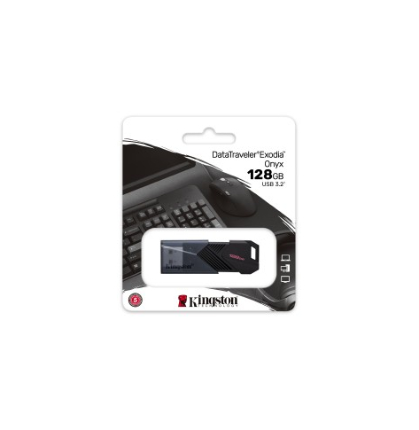 Pamięć USB KINGSTON 128GB DataTraveler Exodia Onyx