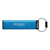 Pamięć USB KINGSTON 64GB USB-C IronKey Keypad 200C FIPS 140-3 Lvl 3 Pending AES-256