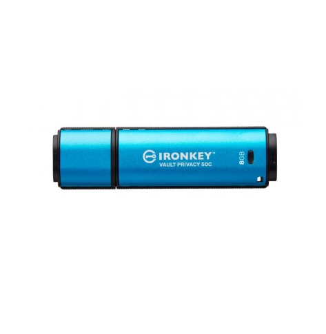 Pamięć USB KINGSTON 8GB USB-C IronKey Vault Privacy 50C AES-256 Encrypted FIPS 197