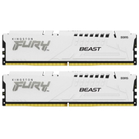 Pamięć KINGSTON FURY Beast 64GB DIMM DDR5 6000MT/s DDR5 CL36 Kit of 2 White EXPO