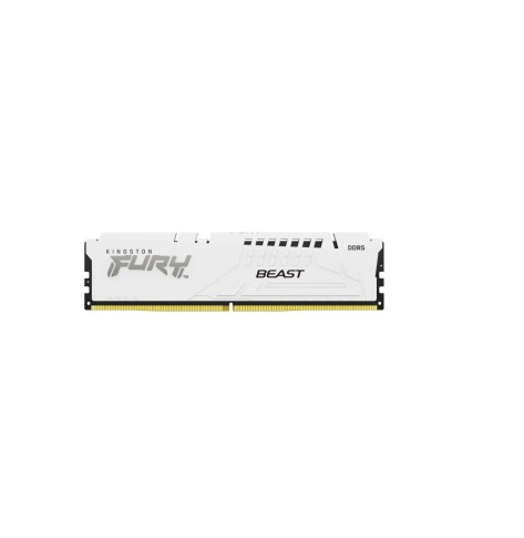 Pamięć KINGSTON FURY Beast 16GB DIMM DDR5 5200MT/s DDR5 CL36 White EXPO