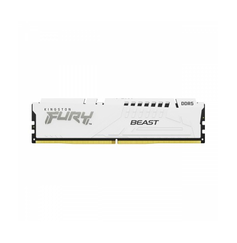 Pamięć KINGSTON FURY Beast 16GB DIMM DDR5 6000MT/s DDR5 CL36 White EXPO