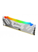 Pamięć KINGSTON FURY Renegade 32GB DIMM DDR5 6400MT/s DDR5 CL32 Kit of 2 RGB White XMP