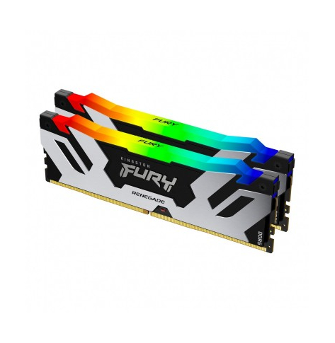 Pamięć KINGSTON 96GB 6400MT/s DDR5 CL32 DIMM Kit of 2 FURY Renegade RGB XMP