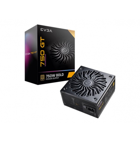 Zasilacz EVGA SuperNOVA 750 GT 80 Plus Gold 750W Fully Modular Auto Eco Mode with FDB Fan Includes Power ON Self Tester