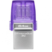 Pamięć USB Kingston 64GB DataTraveler microDuo 3C 200MB/s dual USB-A + USB-C