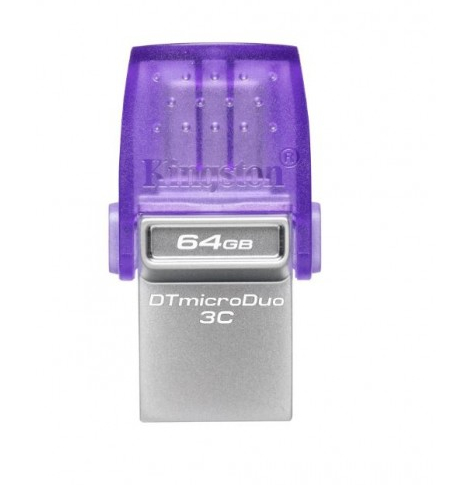 Pamięć USB Kingston 64GB DataTraveler microDuo 3C 200MB/s dual USB-A + USB-C