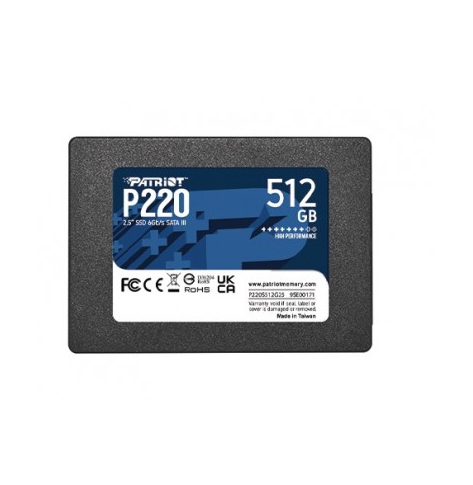 Dysk PATRIOT P220 SATA 3 512GB SSD