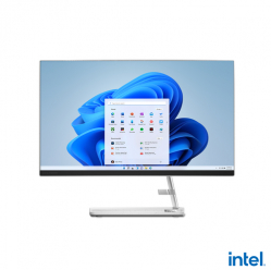 Komputer Lenovo IdeaCentre AIO 3 24IAP7 23.8 FHD IPS AG i5-12450H 16GB 1TB SSD NoOS bialy
