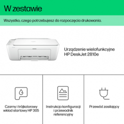Urządzenie wielofunkcyjne HP DeskJet 2810e All-in-One A4 Color WiFi USB 2.0 Print Copy Scan