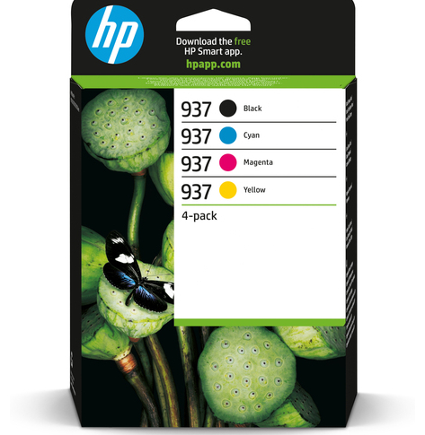 Tusz HP 937 CMYK 4-Pack