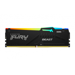 Pamięć KINGSTON 16GB 6400MTs DDR5 CL32 DIMM FURY Beast RGB EXPO