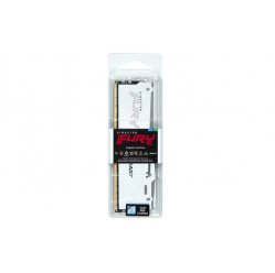 Pamięć KINGSTON 16GB 6400MTs DDR5 CL32 DIMM FURY Beast White RGB EXPO