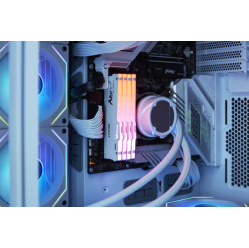 Pamięć KINGSTON 16GB 6400MTs DDR5 CL32 DIMM FURY Beast White RGB EXPO