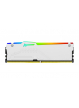 KINGSTON 16GB 6400MTs DDR5 CL32 DIMM FURY Beast White RGB XMP