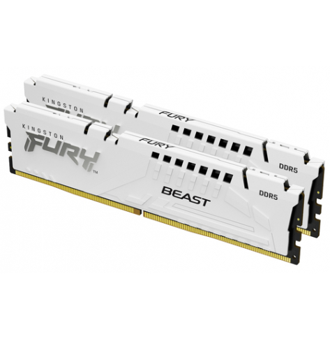 KINGSTON 32GB 6000MTs DDR5 CL30 DIMM zestaw FURY Beast White EXPO