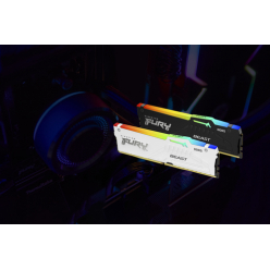KINGSTON 32GB 6000MTs DDR5 CL30 DIMM zestaw FURY Beast White RGB EXPO