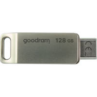 Pamięć USB GOODRAM 128GB PENDRIVE USB 3.2 Gen.1 oraz USB-C OTG Silver ODA3-1280S0R11