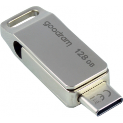 GOODRAM 128GB PENDRIVE USB 3.2 Gen.1 oraz USB-C OTG Silver ODA3-1280S0R11