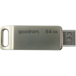 GOODRAM 64GB PENDRIVE USB 3.2 Gen.1 oraz USB-C OTG Silver ODA3-0640S0R11