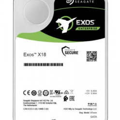 SEAGATE Exos X18 14TB HDD SATA 6Gb-s 7200RPM 256MB cache 3.5 24x7 SED 512e-4Kn