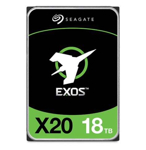 SEAGATE Exos X20 18TB HDD SATA 6Gb-s 7200RPM 256MB cache 3.5 512e-4KN SED