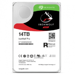 Dysk SEAGATE Ironwolf PRO Enterprise NAS HDD 14TB 7200rpm 6Gb-s SATA 256MB cache 8.9cm 3.5 24x7 dla NAS RAID