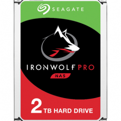 SEAGATE Ironwolf PRO Enterprise NAS HDD 2TB 7200rpm 6Gb-s SATA 256MB cache 3.5 24x7 dla NAS and RAID