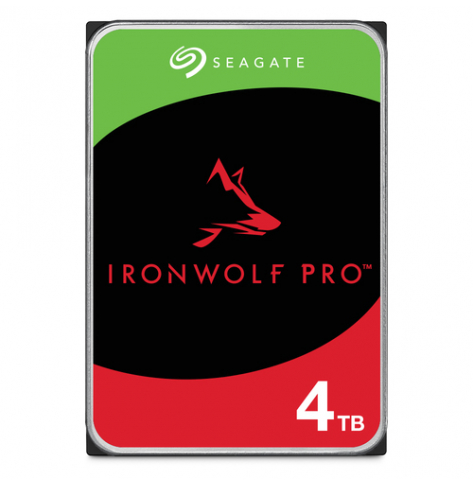 SEAGATE NAS HDD 4TB IronWolf 5400rpm 6Gb-s SATA 256MB cache 3.5 24x7 CMR dla NAS and RAID rackmount SinglePack