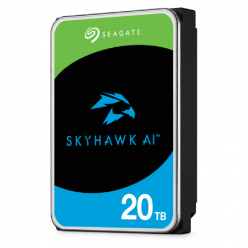SEAGATE Surveillance AI Skyhawk 20TB HDD SATA 6Gb-s 256MB cache 3.5 CMR Helium