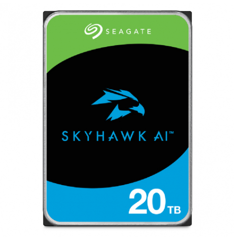 Dysk SEAGATE Surveillance Video Optimized AI Skyhawk 20TB HDD SATA 6Gb-s 512MB cache 3.5 CMR Helium