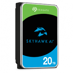 SEAGATE Surveillance Video Optimized AI Skyhawk 20TB HDD SATA 6Gb-s 512MB cache 3.5 CMR Helium
